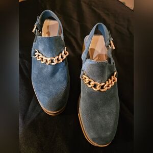 💙💙 Bernardo Sochi Back Strap Platform Clogs